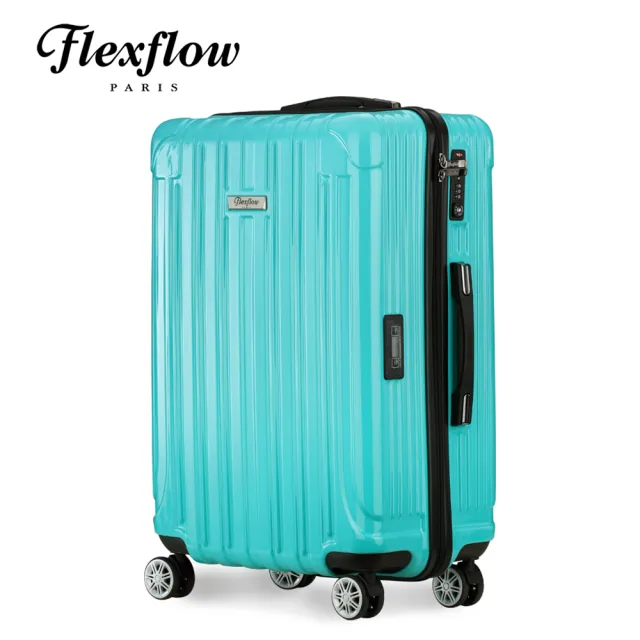 【Flexflow】蒂芬尼綠 29吋 可擴充拉鍊 智能測重 防爆拉鍊旅行箱(里昂系列)