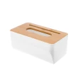 【特力屋】和風竹面紙盒 白色