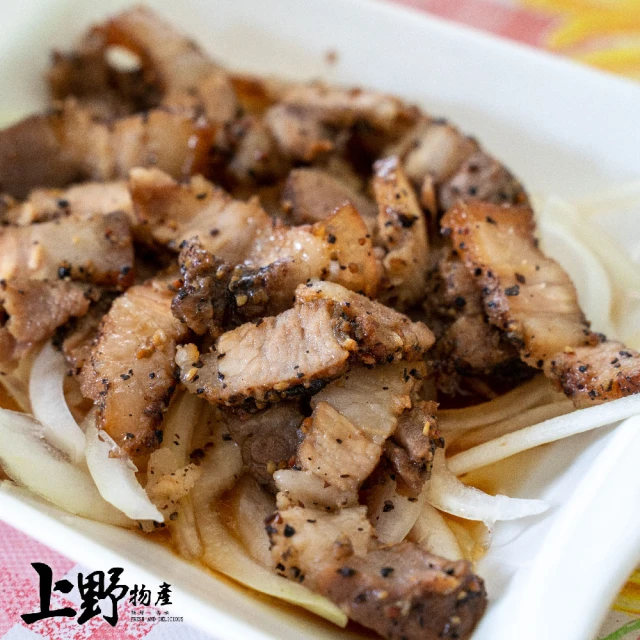 【上野物產】3片  客家秘製鹹豬肉(300g土10%/片 / 台灣豬)