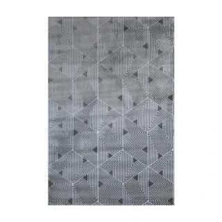 【山德力】現代幾何質感地毯-賽頓 200X290CM(氣派 現代 經典 客廳 起居室 書房 生活美學)