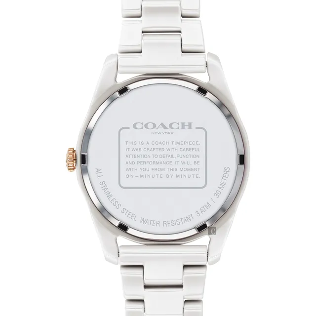 【COACH】Preston 陶瓷晶鑽女錶-36mm 母親節禮物(14503263)