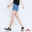 【BRAPPERS】女款 Boy friend系列-腰頭鬆緊帶休閒短褲(淺藍)
