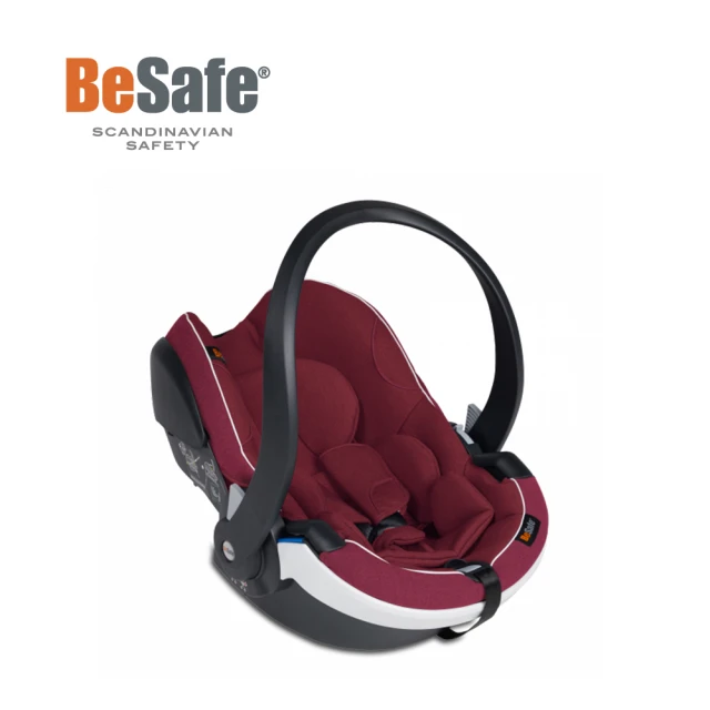 【BeSafe】0-12個月 ISOfix 新生兒提籃 X1系列 最新I-Size標準(勃艮第紅)