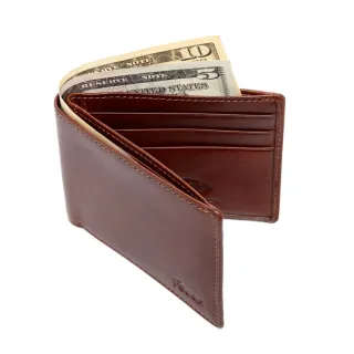 【FOCUS】真皮包包 超薄小巧6卡男短夾 / mini牛皮短夾FTB2202(義大利植鞣革/頭層牛皮/男皮夾)