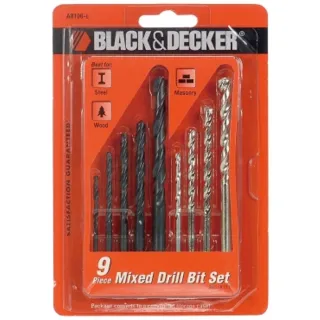 【特力屋】BLACK+DECKER 九支組鑽頭組 A8106