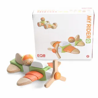 【EQB】韓國益智旋轉積木(18in1 交通工具)