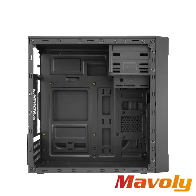 【Mavoly 松聖】水果機殼 葡萄柚 USB3.0電腦機殼(一年保固/黑色)