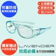 【Lavender】全方位防疫眼鏡-9429-果凍藍色-兒童(抗UV400/MIT/隔絕飛沫/防風沙/運動/防疫/可套眼鏡)