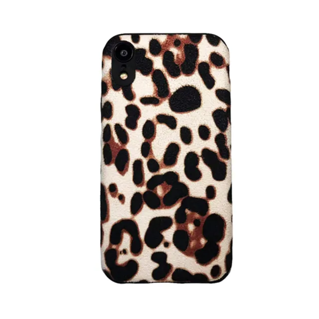 【My Colors】iPhone XR 6.1吋 毛絨豹紋系列手機保護殼