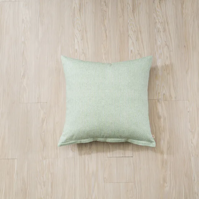 【IN-HOUSE】簡約系列抱枕-條紋綠(50x50cm)