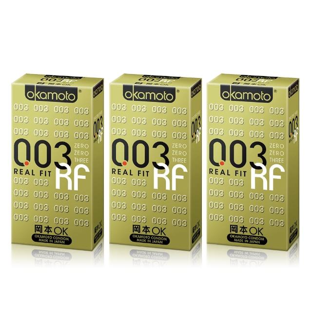 【okamoto 岡本】003 RF極薄貼身保險套12入*3盒(共36入)