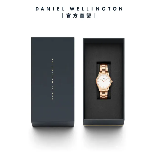 【Daniel Wellington】DW 手錶  Iconic Link 28mm/32mm精鋼錶 特調玫瑰金(DW00100213)