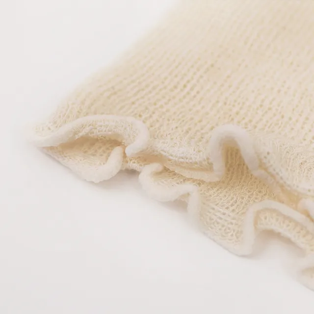 【MARURU】日本製有機棉嬰童手/腳兩用襪套 （一雙）(嬰幼寶寶嬰童baby 襪套襪子 有機棉兩用襪套)