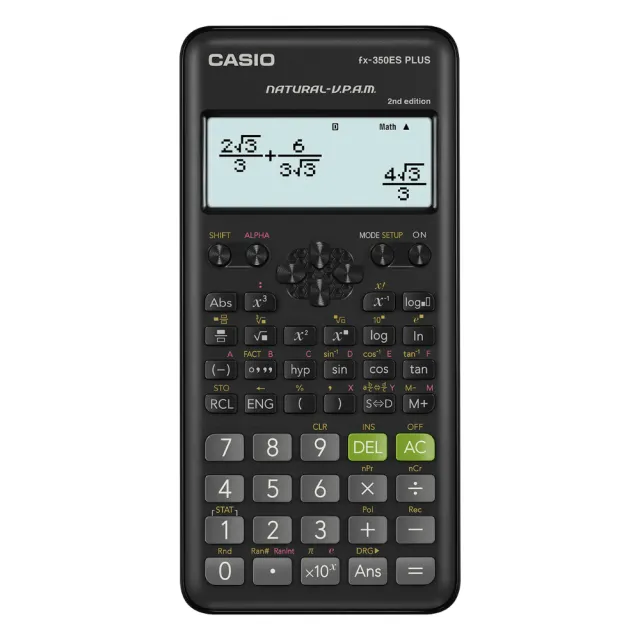【CASIO 卡西歐】10+2位工程用計算機(FX-350ES PLUSII)