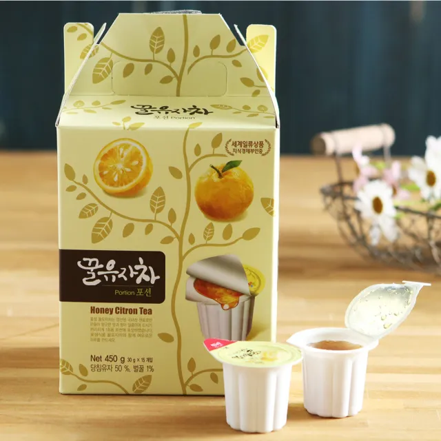 【Honey Citron Tea】蜂蜜柚子隨身茶球(30g*15顆/盒)