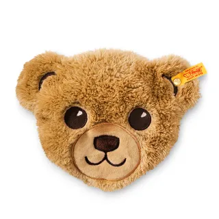 【STEIFF德國金耳釦泰迪熊】Bear Head Heat Cushion 暖暖包 冰敷袋(經典泰迪熊_黃標)