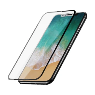 iPhone X XS 9D高硬度透明高清9H鋼化膜手機保護貼(3入 iPhoneXS保護貼 iPhoneX保護貼)