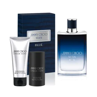 【JIMMY CHOO】酷藍男性淡香水100ml(贈隨機體香膏75g+沐浴精100ml.專櫃公司貨)