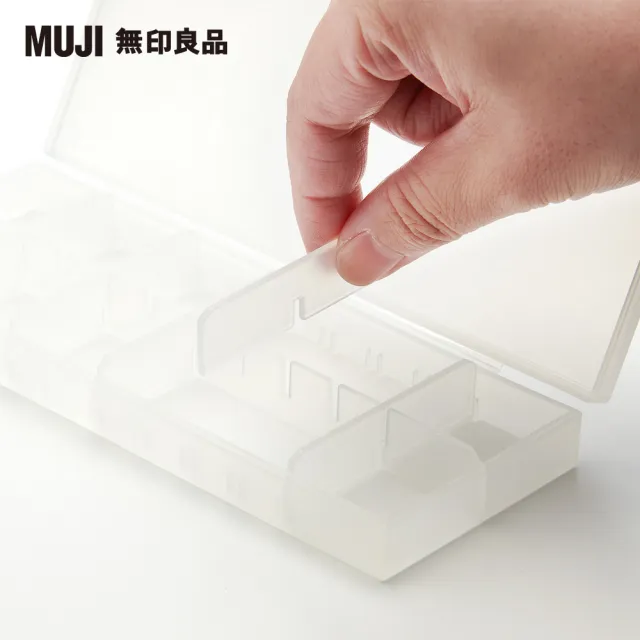 【MUJI 無印良品】聚丙烯藥盒/L/約66x170x20mm