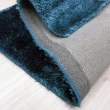 【山德力】歐密地毯 -藍 140x200cm(地毯 長毛 毯子 毛毯 溫暖 生活美學)