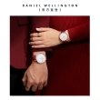 【Daniel Wellington】DW 手錶  Classic Suffolk 40mm經典紅真皮皮革錶 絕版-玫瑰金框