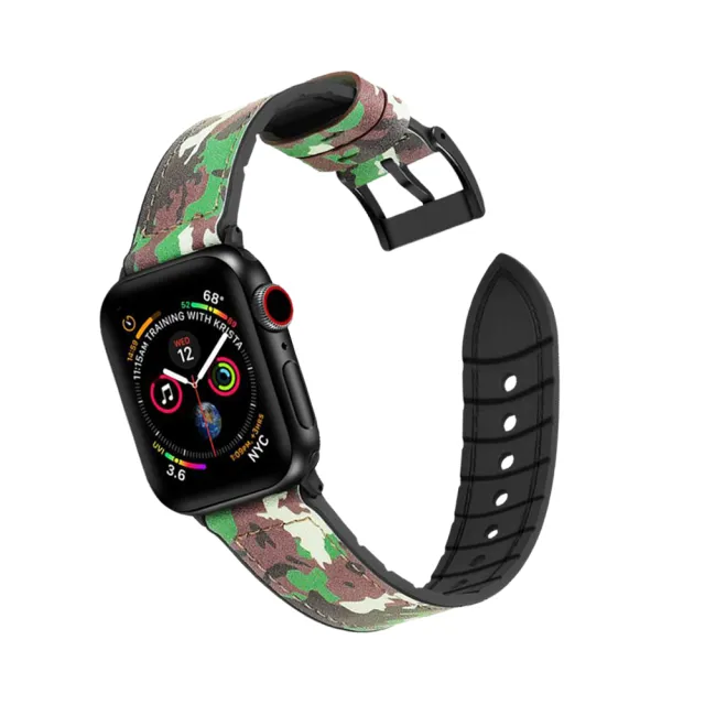 Apple watch 42mm/44mm 質感皮紋手錶腕帶替換錶帶(Apple watch錶帶)