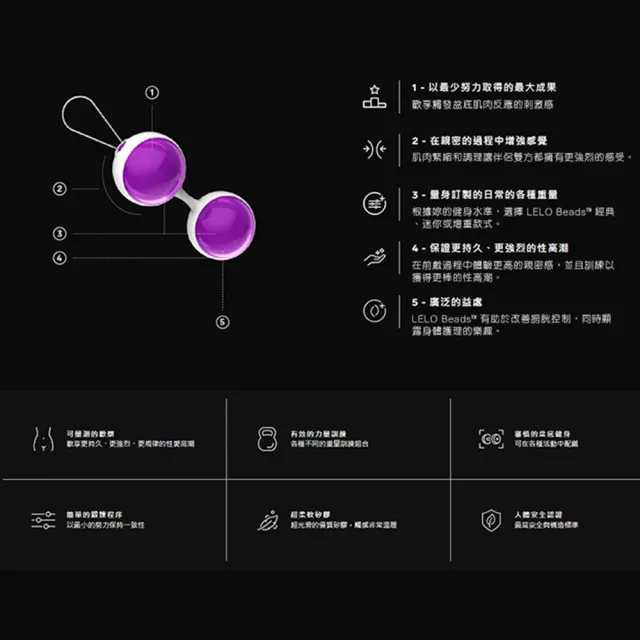 【LELO】Lelo Beads Mini 萊珞球 凱格爾訓練聰明球 迷你款