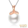 【KATROY】珍珠項鍊．母親節禮物．純銀項鍊(10.0 mm)