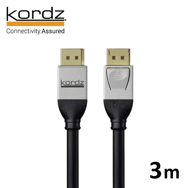 【Kordz】PRO 高速影音DisplayPort 1.4傳輸線(3M)