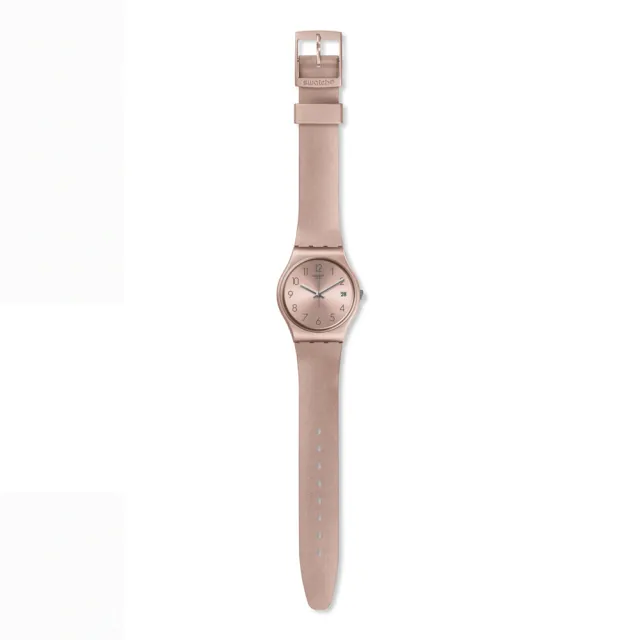 【SWATCH】Core Refresh系列手錶 PINKBAYA 小粉紅 瑞士錶 錶(34mm)