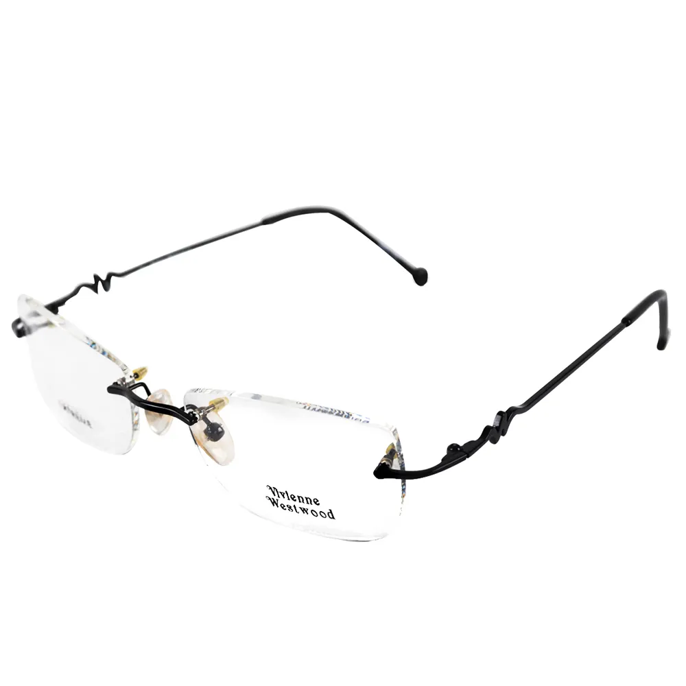 【Vivienne Westwood】英國精品時尚經典款造型眼鏡(黑 VW022_03)