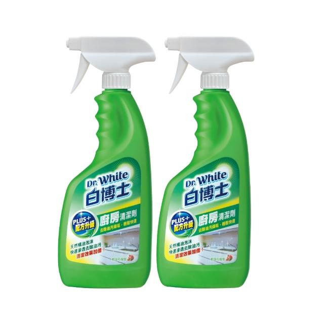 【白博士】廚房PLUS清潔劑600ml x2入(快速滲透/溶解油汙/去除異味)