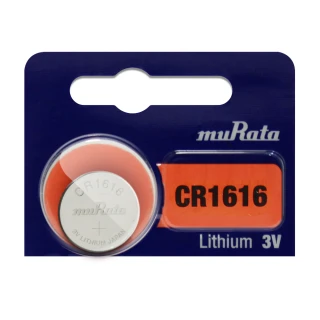 【日本制造muRata】公司貨 CR1616 鈕扣型電池-1顆入