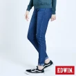 【EDWIN】女裝 JERSEYS EJ6超彈錐形迦績長褲(中古藍)