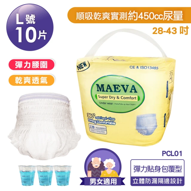 悠適活 貼身輕薄自在褲80片/箱 XL(2回吸收 褲型成人紙