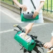 【E.City】可斜揹多功能自行車手機觸控圓筒包(可斜揹 可裝於自行車上)