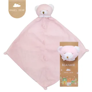 【Angel Dear】動物嬰兒安撫巾禮盒(粉紅熊熊)