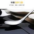 【樂邁家居】304不鏽鋼 小湯勺 餐勺 飯勺 湯匙(16cm 2入組 一體成型 易清洗)