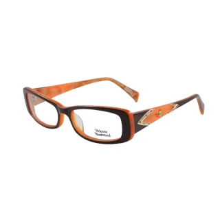 【Vivienne Westwood】英倫龐克風光學眼鏡(橘 VW140_04)