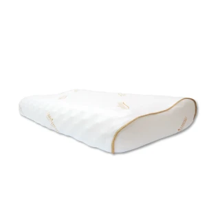 【泰國UBREATHING優必思】100%純天然乳膠枕頭-矮款高低顆粒枕U14(原廠授權官方正品 品質認證)