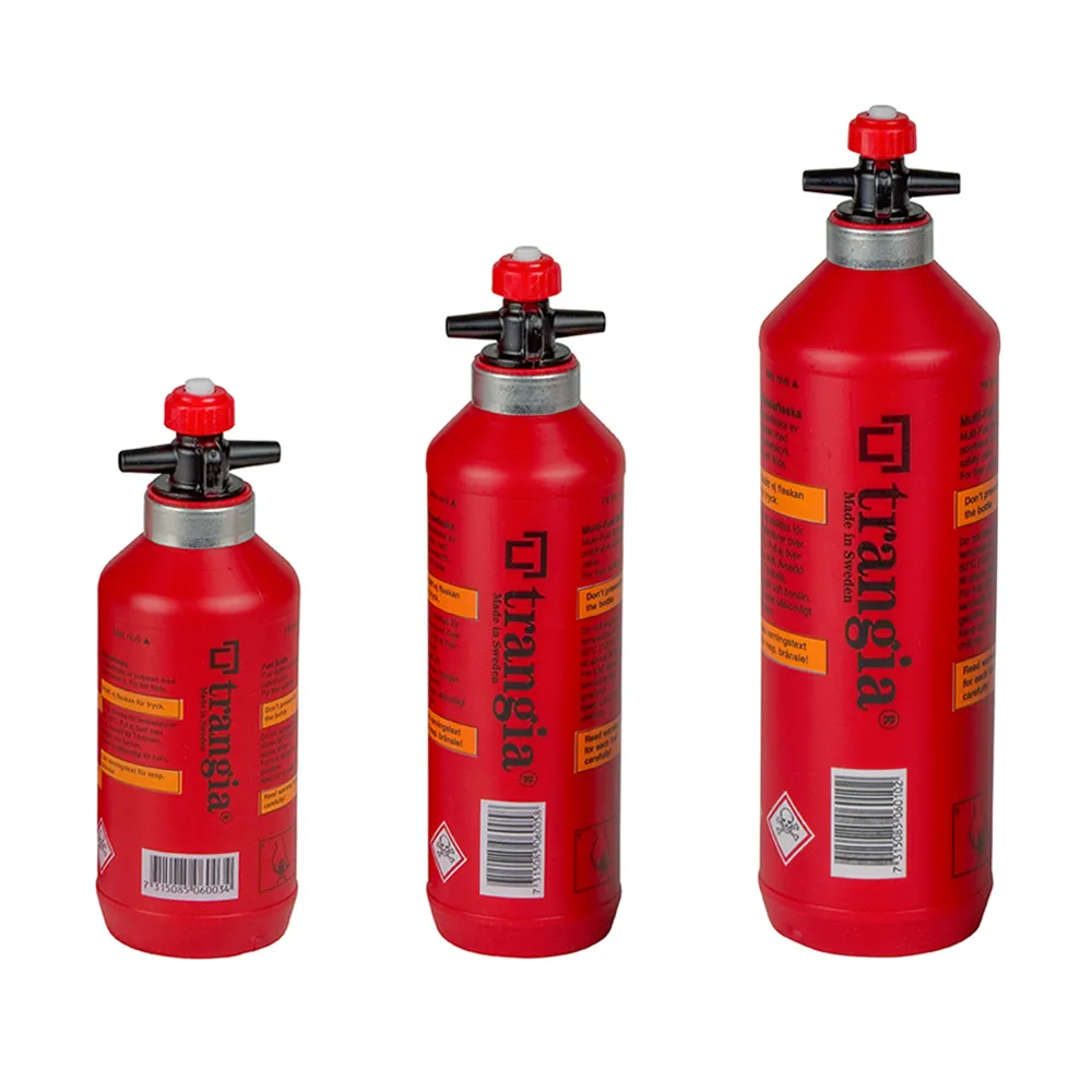 【Trangia】瑞典Fuel Bottle 燃料瓶 經典紅0.3L(汽油瓶燃油罐汽化爐燃料壺去漬油瓶煤油酒精瓶)