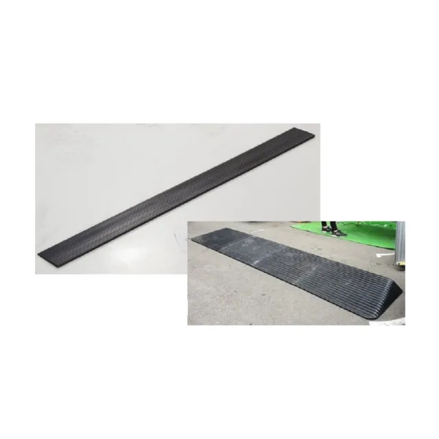 【海夫健康生活館】斜坡板專家 門檻前斜坡磚 輕型可攜帶式 橡膠製(高0.8公分x8公分)