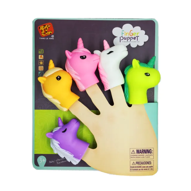 【Vanibaby】手指偶 親子溝通幼兒教具(4入全系列)