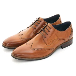 【bac】歐風紳士 翼紋雕花牛津鞋(棕色)