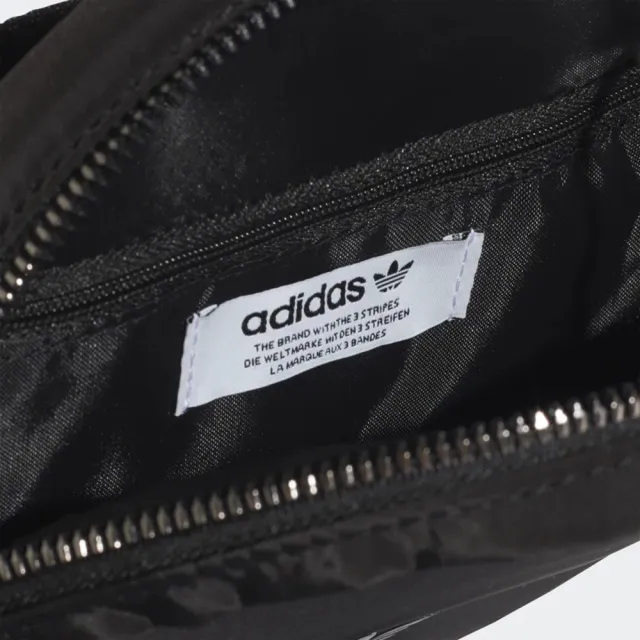 【adidas 愛迪達】WAIST BAG ROUND 圓形小腰包 尼龍 黑色(FL9617)