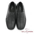 【CUMAR】真皮舒適 經典耐看真皮休閒便鞋(黑色)