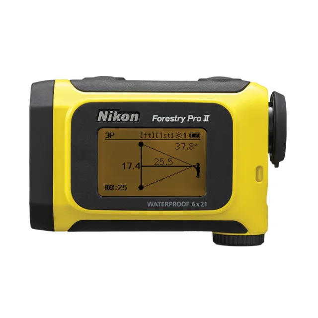 【Nikon 尼康】NIKON FORESTRY PRO II 測距望遠鏡(附LCD顯示螢幕/原廠保固公司貨)