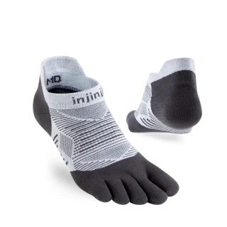 【Injinji】RUN 吸排五趾隱形襪(灰色)NAA06(標準款 五趾襪 隱形襪 五指襪)