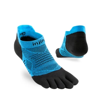【Injinji】RUN 吸排五趾隱形襪(水藍)NAA06(輕量款 五趾襪 隱形襪)