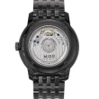 【MIDO 美度 官方授權】BARONCELLI HERITAGE潮黑復刻機械腕錶(M0274073305000)